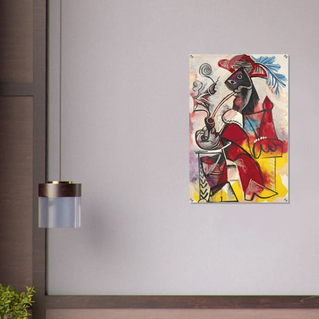 Mousquetaire À La Pipe by Pablo Picasso 1969 - Acrylic Print - 60x90 cm / 24x36″ - 