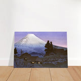 Mt. Fuji from Mizukubo by Takahashi Shotei (Hiroaki) - Brushed Aluminum Print - 40x60 cm / 16x24″ - 
