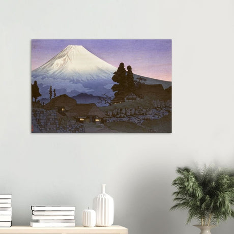 Mt. Fuji from Mizukubo by Takahashi Shotei (Hiroaki) - Wood Prints - 60x90 cm / 24x36″ - 10 mm