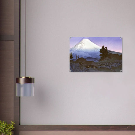 Mt. Fuji from Mizukubo by Takahashi Shotei (Hiroaki) - Acrylic Print - 50x75 cm / 20x30″ - 