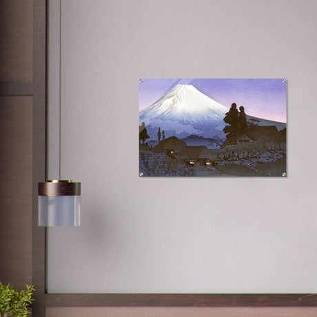 Mt. Fuji from Mizukubo by Takahashi Shotei (Hiroaki) - Acrylic Print - 60x90 cm / 24x36″ - 