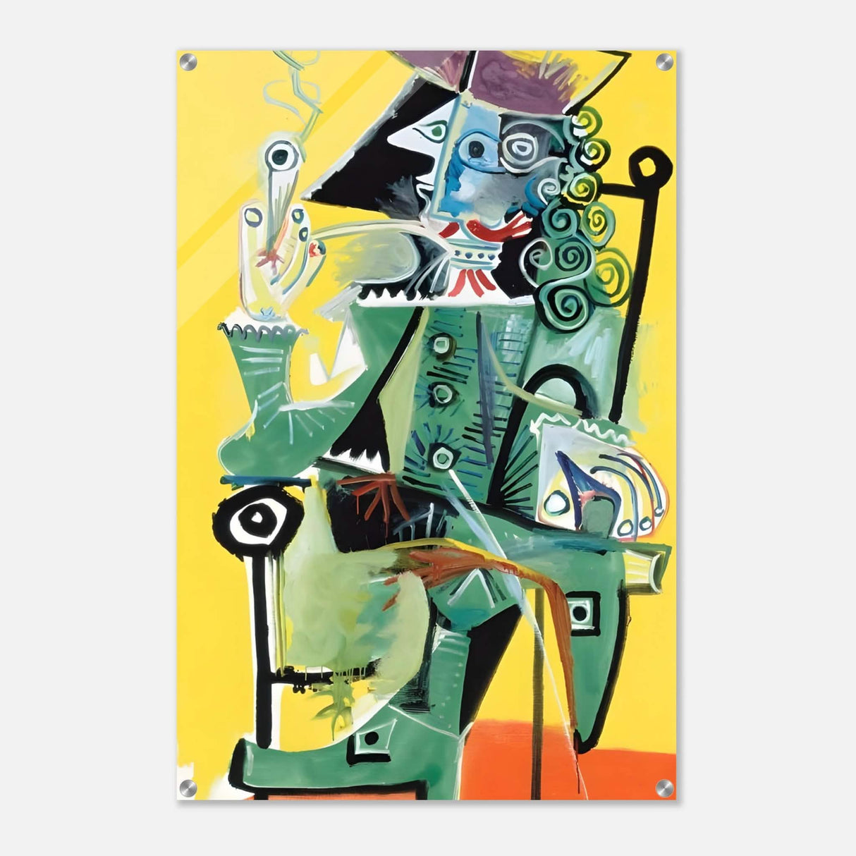 Musketeer by Pablo Picasso 1968 - Acrylic Print - 60x90 cm / 24x36″ - 