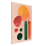 Muted Vibrance | Abstract Minimalism | wall art print - Canvas - 30x45 cm / 12x18″ - 