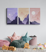 Mystic Horizons | Bedroom Trio Set | Wall Art Print - Canvas - 30X45 CM / 12X18″ - 