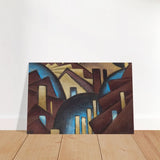 Nature Symbolized by Arthur Dove - Brushed Aluminum Print - 40x60 cm / 16x24″ - 