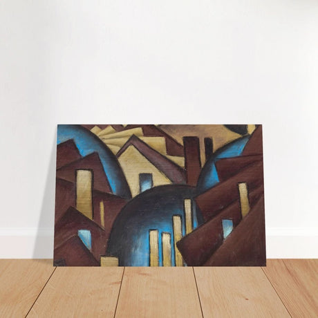 Nature Symbolized by Arthur Dove - Brushed Aluminum Print - 40x60 cm / 16x24″ - 