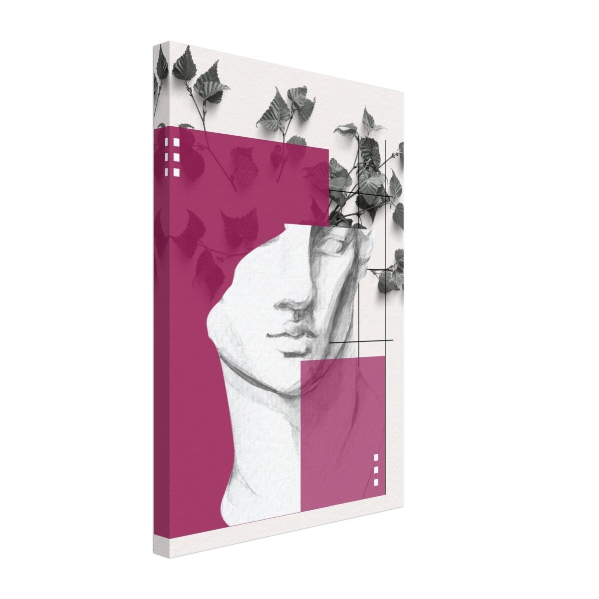 Neo - Classical Fusion: The Timeless Gaze | Surrealism & Abstraction Wall art print - 30x45 cm / 12x18″ - Canvas - 