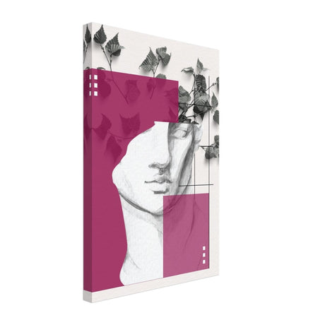 Neo - Classical Fusion: The Timeless Gaze | Surrealism & Abstraction Wall art print - 30x45 cm / 12x18″ - Canvas - 