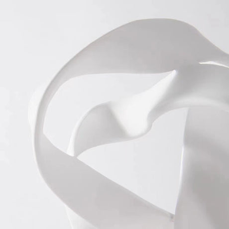 Nordic Abstract Resin Ribbon Ornaments - White L28W23H42cm - 