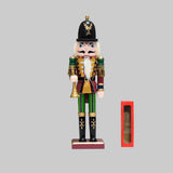 Nutcracker Soldier Christmas Decorations – 30cm Wooden Holiday Figurines & Ornaments - 30 CM - Classic Soldier - 