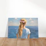 Ocean Reverie: A Journey into Serenity and Reflection | Contemporary Realism | wall art print - Aluminum Print - 40x60 cm / 16x24″ - 