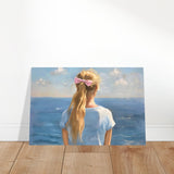 Ocean Reverie: A Journey into Serenity and Reflection | Contemporary Realism | wall art print - Aluminum Print - 60x90 cm / 24x36″ - 