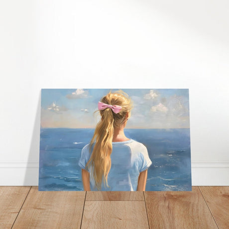 Ocean Reverie: A Journey into Serenity and Reflection | Contemporary Realism | wall art print - Aluminum Print - 60x90 cm / 24x36″ - 