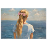 Ocean Reverie: A Journey into Serenity and Reflection | Contemporary Realism | wall art print - Wood Prints - 60x90 cm / 24x36″ - 