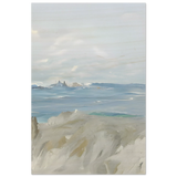 Ocean's Serenity – A Tranquil Seascape Masterpiece | Wall art print - Wood Prints - 30x45 cm / 12x18″ - 