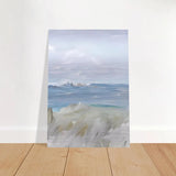Ocean's Serenity – A Tranquil Seascape Masterpiece | Wall art print - Brushed Aluminum Print - 70x100 cm / 28x40″ - 