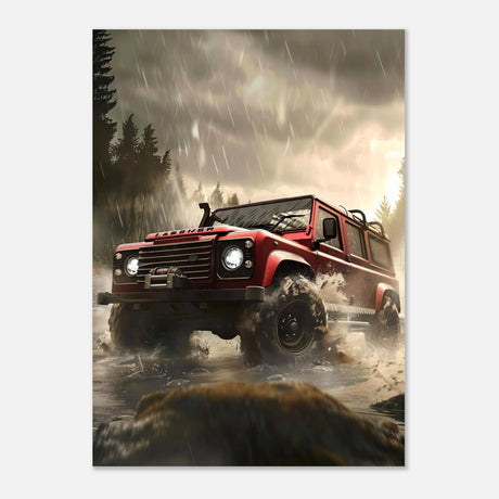 Off - Road Legend – Conquer the Wild | Wall art - Aluminum Print - 50x70 cm / 20x28″ - 