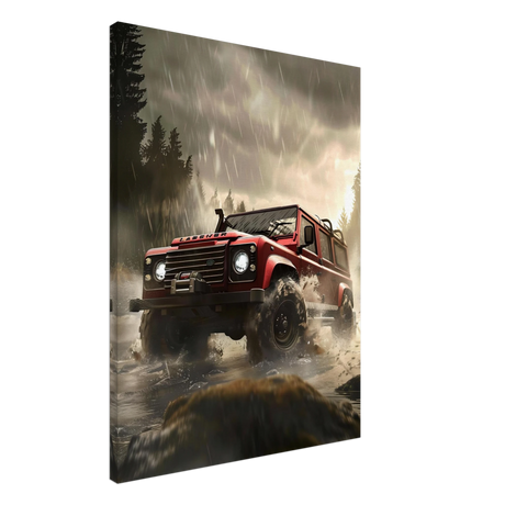 Off - Road Legend – Conquer the Wild | Wall art - Canvas - 60x80 cm / 24x32″ - 