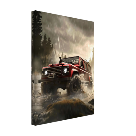 Off - Road Legend – Conquer the Wild | Wall art - Canvas - 30x40 cm / 12x16″ - 