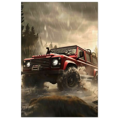 Off - Road Legend – Conquer the Wild | Wall art - Wood Prints - 20x30 cm / 8x12″ - 