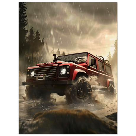 Off - Road Legend – Conquer the Wild | Wall art - Wood Prints - 30x40 cm / 12x16″ - 