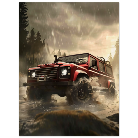 Off - Road Legend – Conquer the Wild | Wall art - Wood Prints - 60x80 cm / 24x32″ - 
