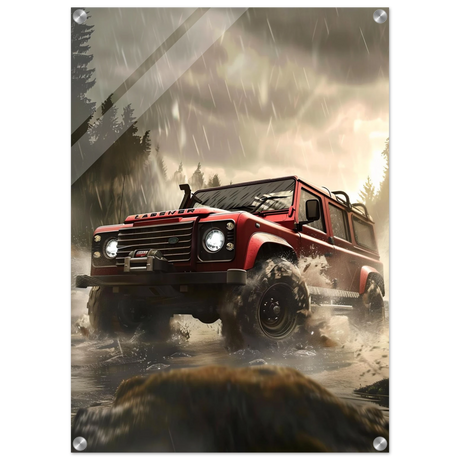 Off - Road Legend – Conquer the Wild | Wall art - Acrylic Print - 50x70 cm / 20x28″ - 