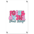 Optimistic Focus: Good Vibes Only | motivational art print - 30x45 cm / 12x18″ - Acrylic Print - 