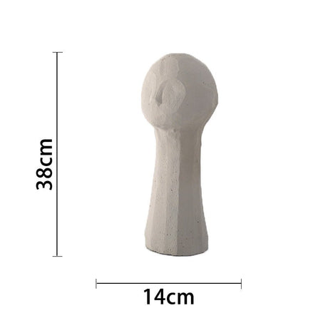 Original plaster sculpture of human body - Miss camel - 