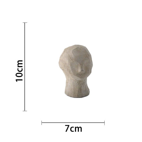 Original plaster sculpture of human body - My sweetheart camel - 