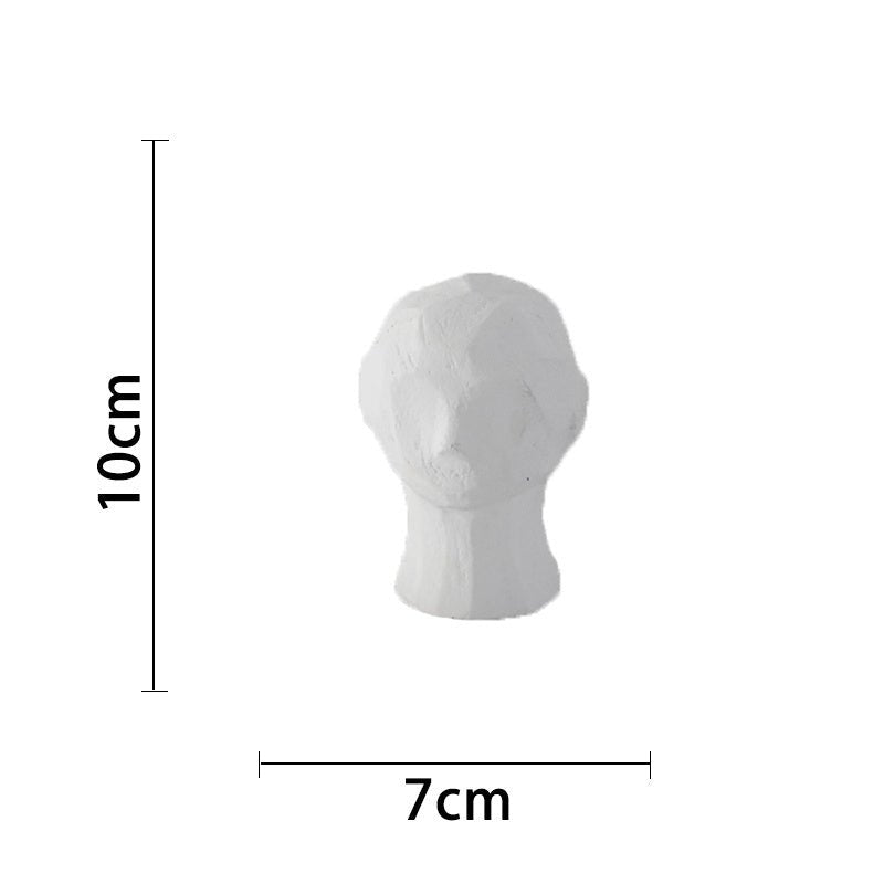 Original plaster sculpture of human body - My sweetheart grey - 