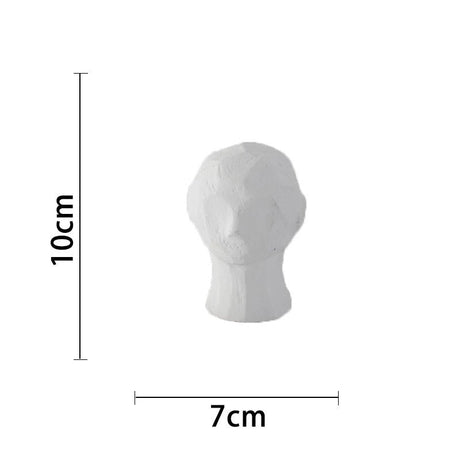 Original plaster sculpture of human body - My sweetheart grey - 