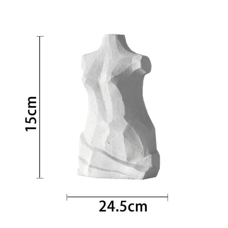 Original plaster sculpture of human body - Venus grey - 