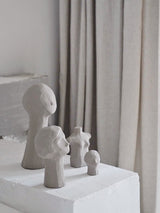 Original plaster sculpture of human body - Stand grey - 