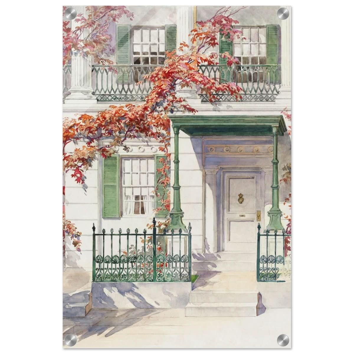 Ornamental Iron (c. 1936) by Gilbert Sackerman | Vintage Art wall art print - Acrylic Print - 40x60 cm / 16x24″ - 