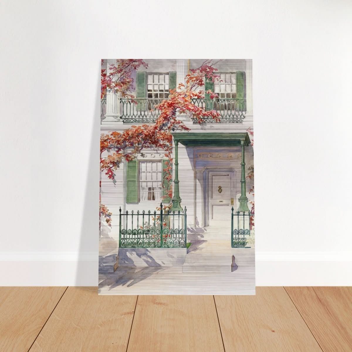 Ornamental Iron (c. 1936) by Gilbert Sackerman | Vintage Art wall art print - Brushed Aluminum Print - 30x45 cm / 12x18″ - 