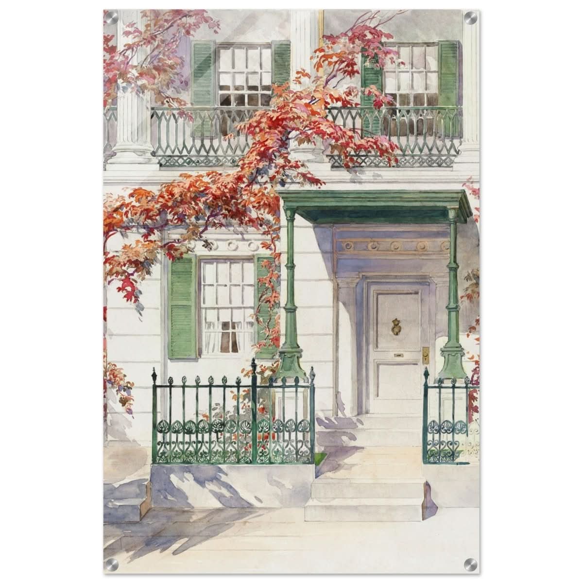 Ornamental Iron (c. 1936) by Gilbert Sackerman | Vintage Art wall art print - Acrylic Print - 60x90 cm / 24x36″ - 