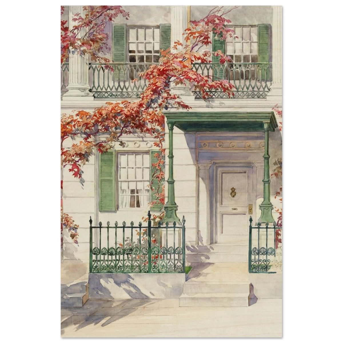 Ornamental Iron (c. 1936) by Gilbert Sackerman | Vintage Art wall art print - Wood Prints - 60x90 cm / 24x36″ - 