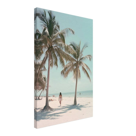 Palm Breeze Retreat | Wall art Print - 40x60 cm / 16x24″ - Canvas - 