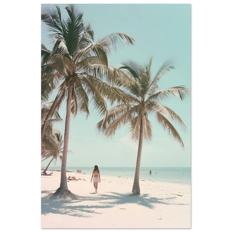 Palm Breeze Retreat | Wall art Print - 40x60 cm / 16x24″ - Aluminum Print - 