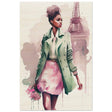 Parisian Dreams | Modern Figurative Art - Wood Prints - 50x75 cm / 20x30″ - 