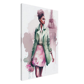 Parisian Dreams | Modern Figurative Art - Canvas - 60x90 cm / 24x36″ - 