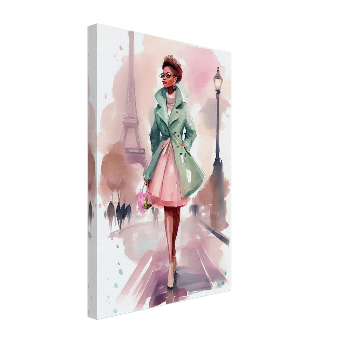Parisian Grace | Modern Figurative Art - Canvas - 30x45 cm / 12x18″ - 