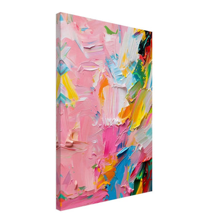 Pastel Explosion | Modern Abstract Art | wall art print - Canvas - 40x60 cm / 16x24″ - 