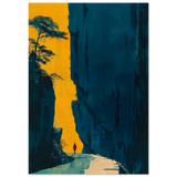 Path of Solitude – Modern Scenic Wall Art - Wood Prints - 70x100 cm / 28x40″ - 