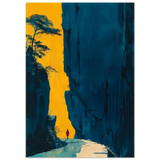 Path of Solitude – Modern Scenic Wall Art - Fine Art Poster - 70x100 cm / 28x40″ - 