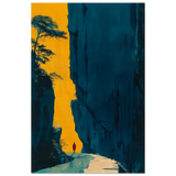 Path of Solitude – Modern Scenic Wall Art - Wood Prints - 60x90 cm / 24x36″ - 