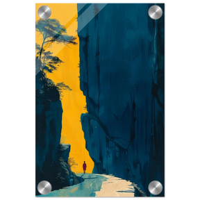 Path of Solitude – Modern Scenic Wall Art - Acrylic Print - 20x30 cm / 8x12″ - 