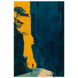 Path of Solitude – Modern Scenic Wall Art - Wood Prints - 30x45 cm / 12x18″ - 