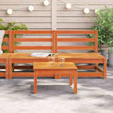 Patio Sofas Armless 2 pcs Wax Brown 27.6"x27.6"x26.4" Solid Wood Pine - 
